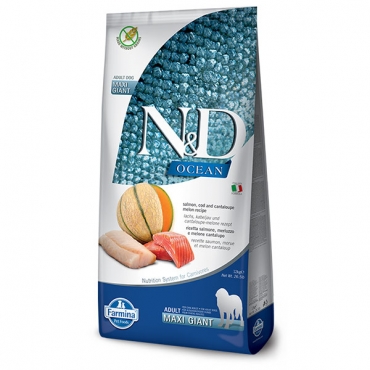 Ocean Dog Salmon, Cod and Cantaloupe Melon Adult Giant Maxi