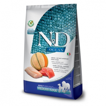Ocean Dog Salmon, Cod and Cantaloupe Melon Adult Medium&Maxi