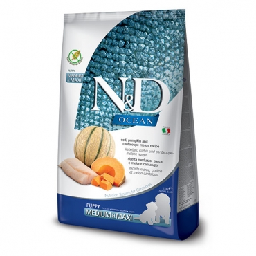 Ocean Dog Cod, Pumpkin and Cantaloupe Melon Puppy Medium&Maxi