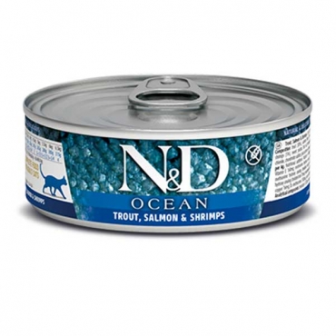 N&D Cat Ocean Trout, Salmon&Shrimp